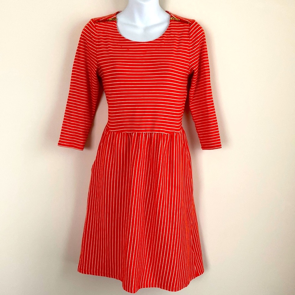 Boden Babydoll Stripe Dress